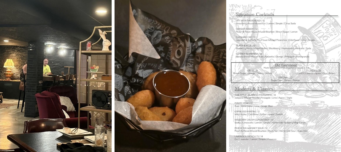The White Rabbit Lounge Menu