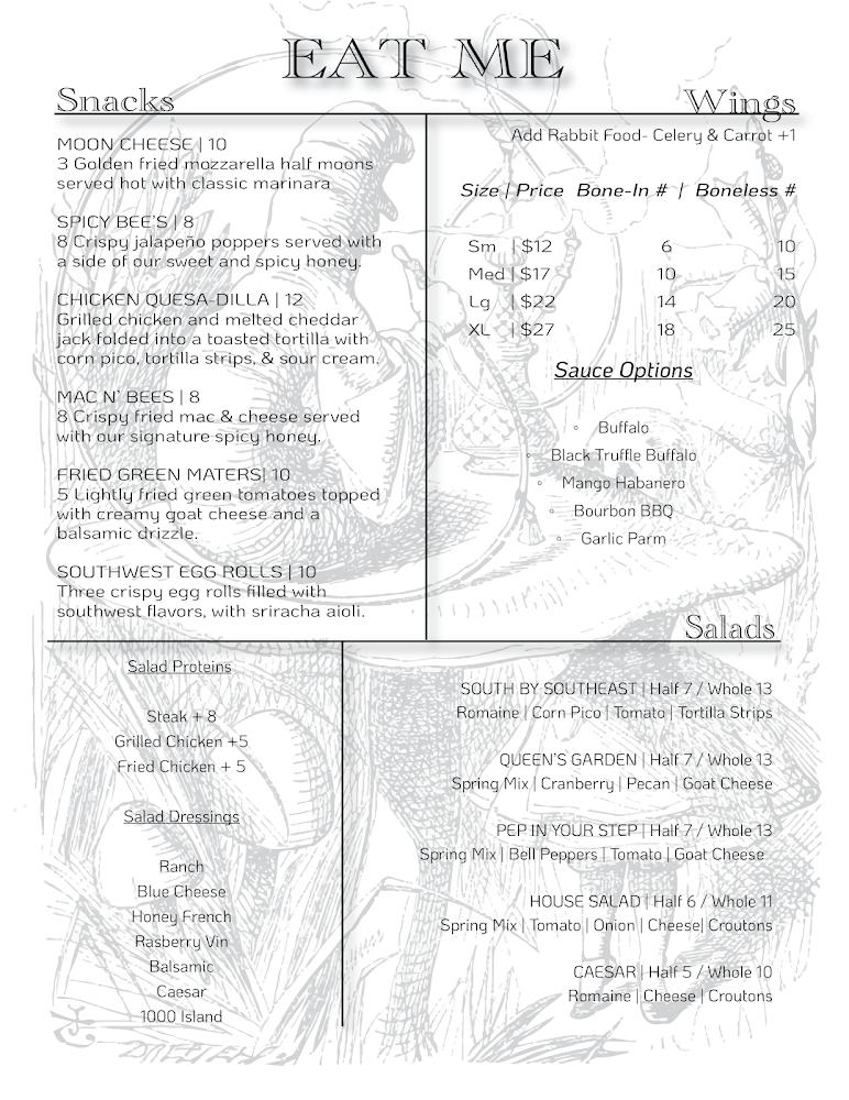 The White Rabbit Lounge Menu image 2