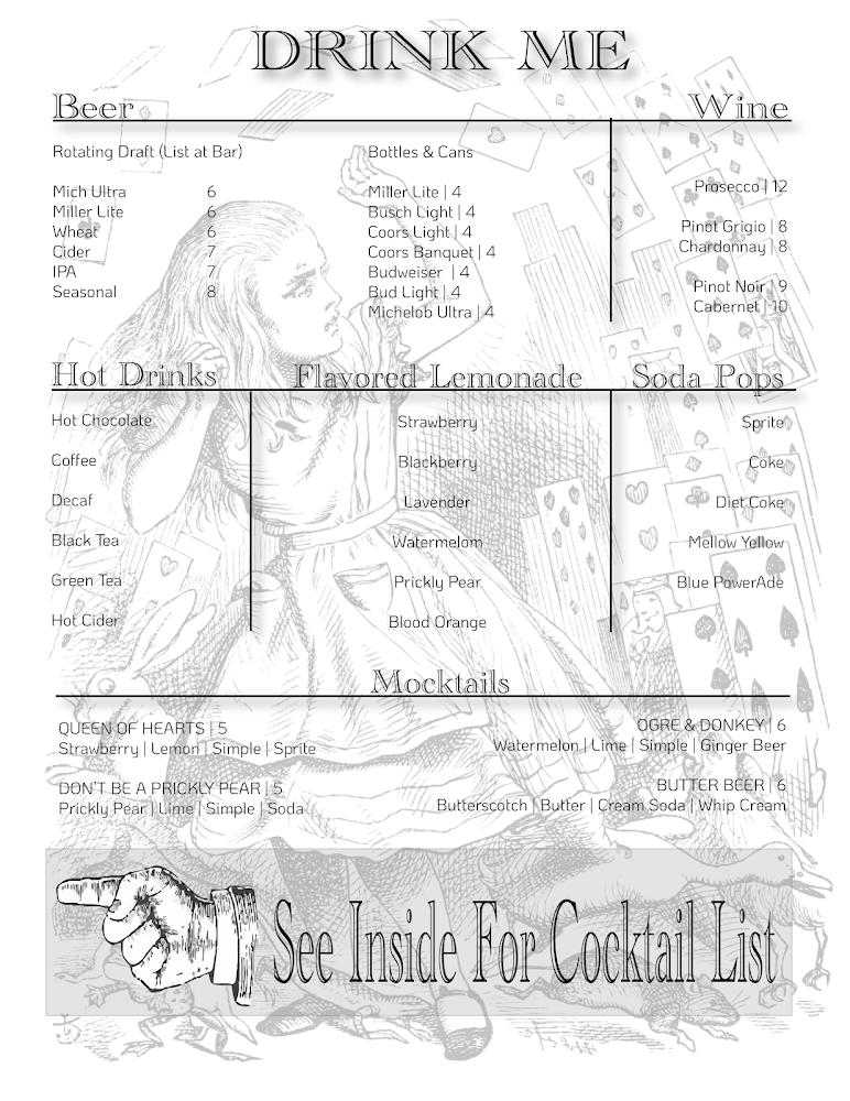 The White Rabbit Lounge Menu image 3